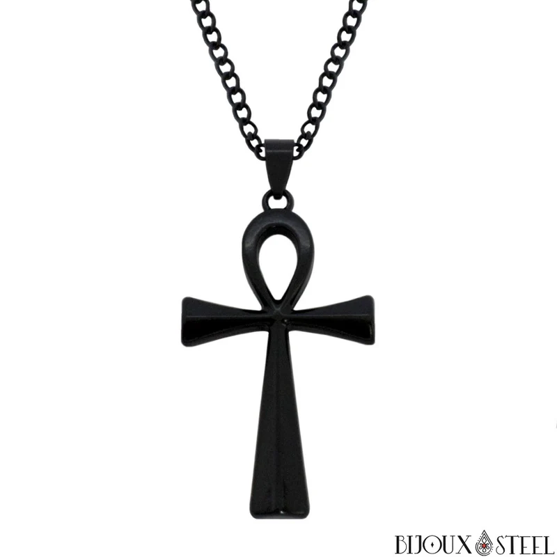 Collier à pendentif croix de vie égyptienne