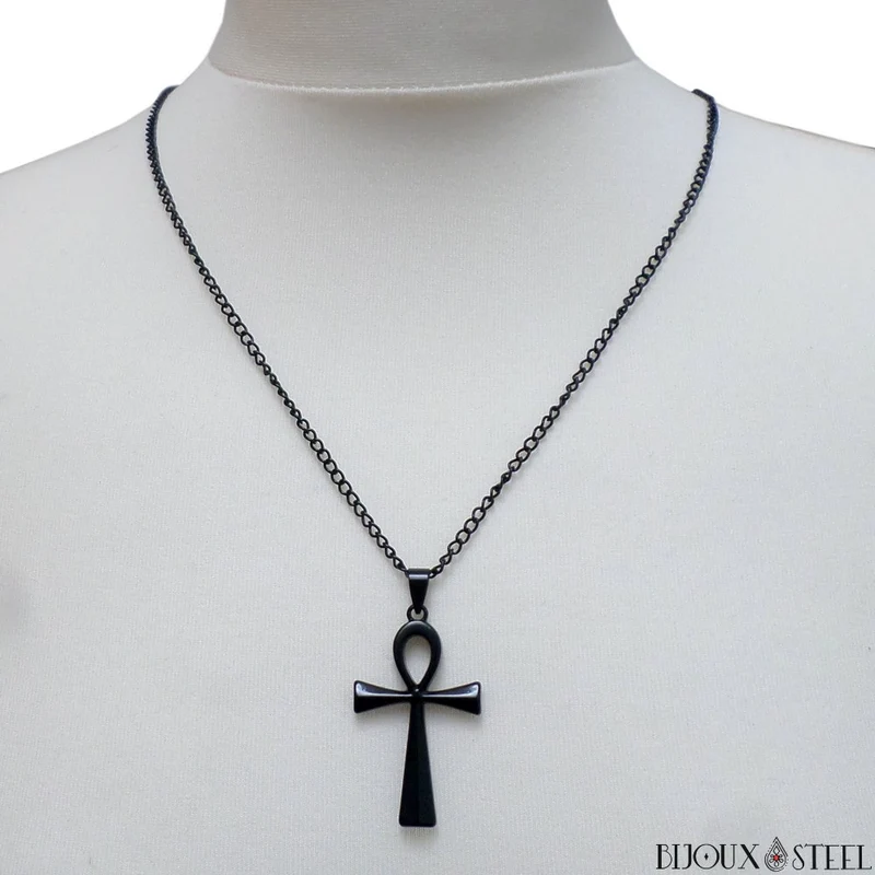 Collier à pendentif croix de vie égyptienne