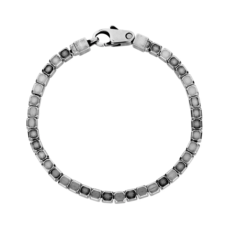 Bracelet à maillons carrés antiques