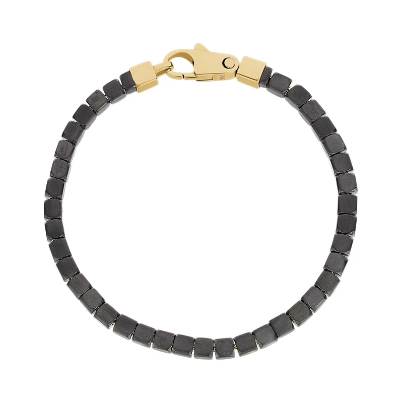 Bracelet à maillons carrés antiques