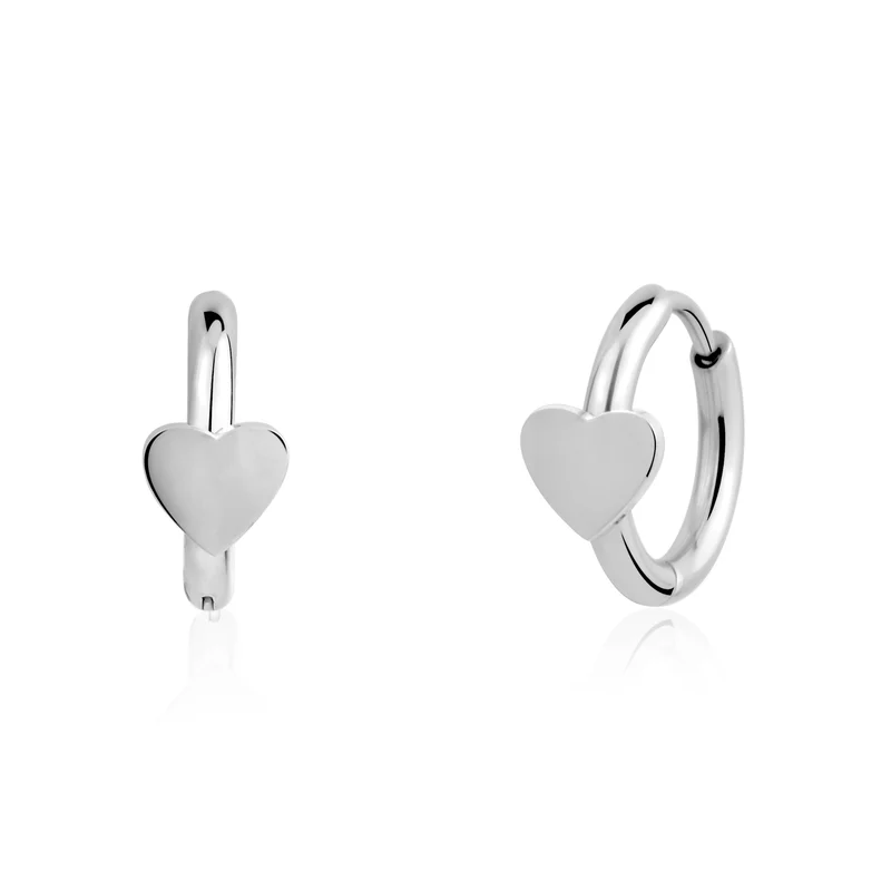 Boucles d'oreilles en forme de cœur