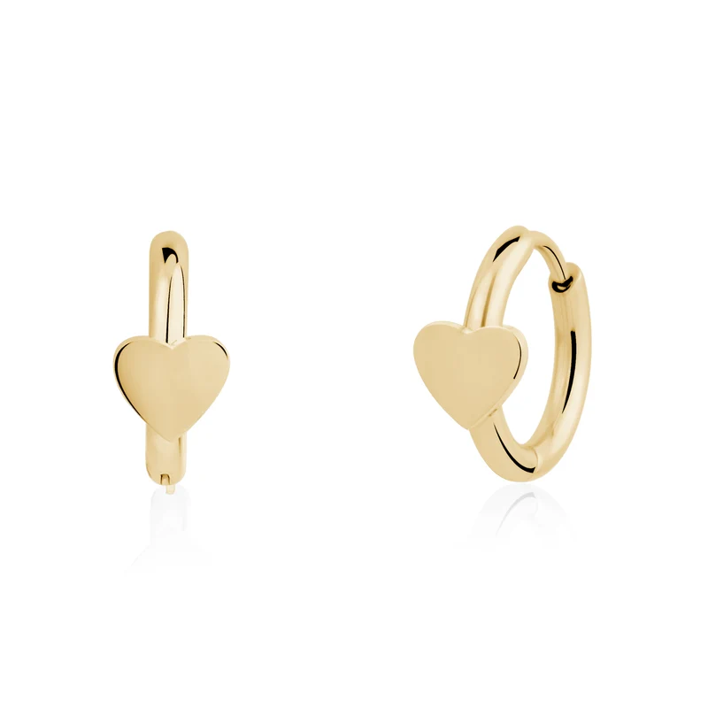 Boucles d'oreilles en forme de cœur