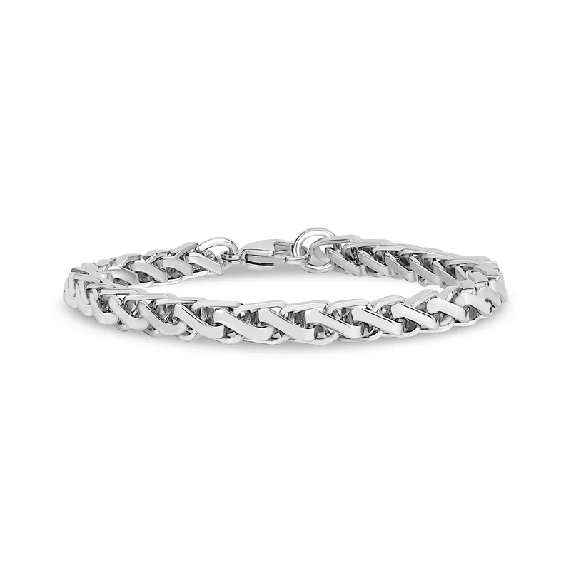 Bracelet de chaîne de blé carrée | 6MM