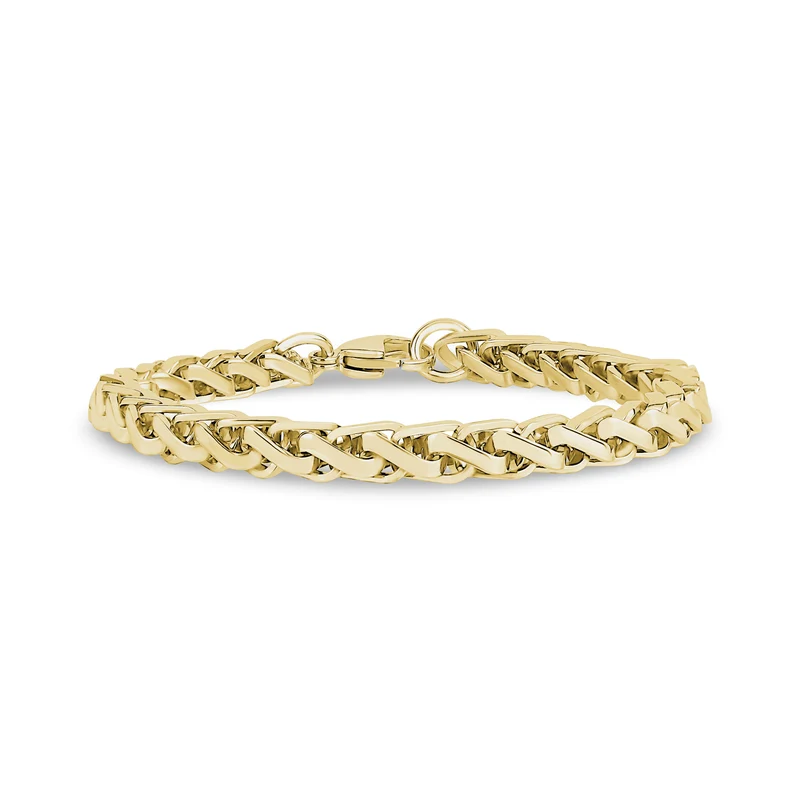 Bracelet de chaîne de blé carrée | 6MM