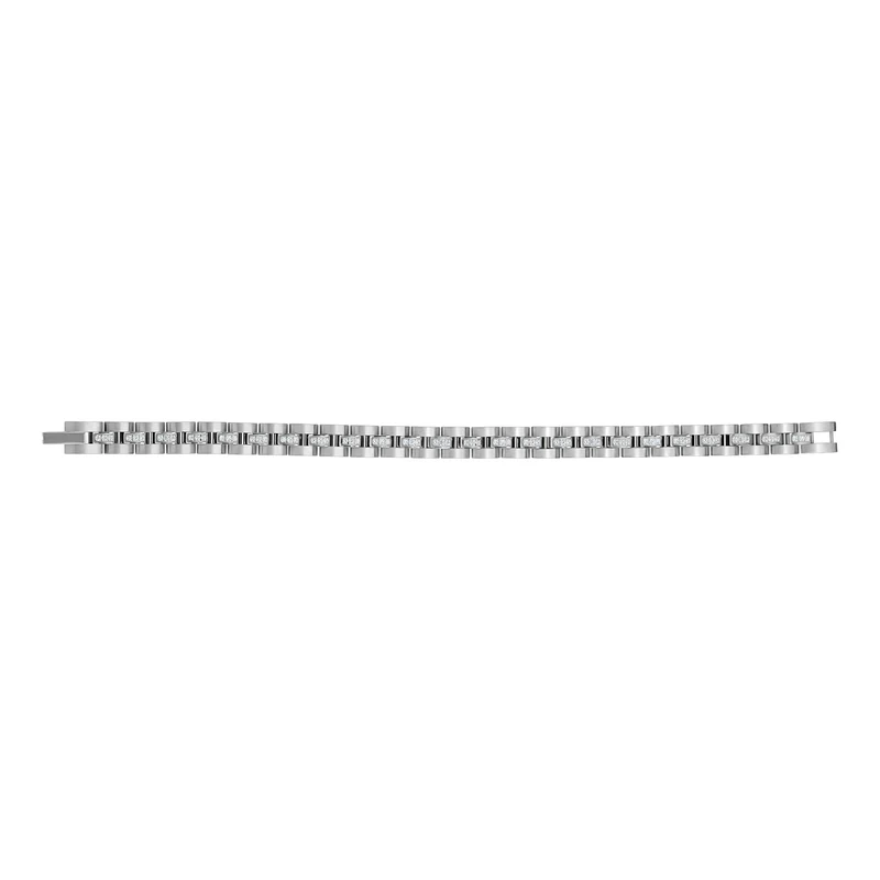 Bracelet de montre à maillons sertis de pierres | 8MM