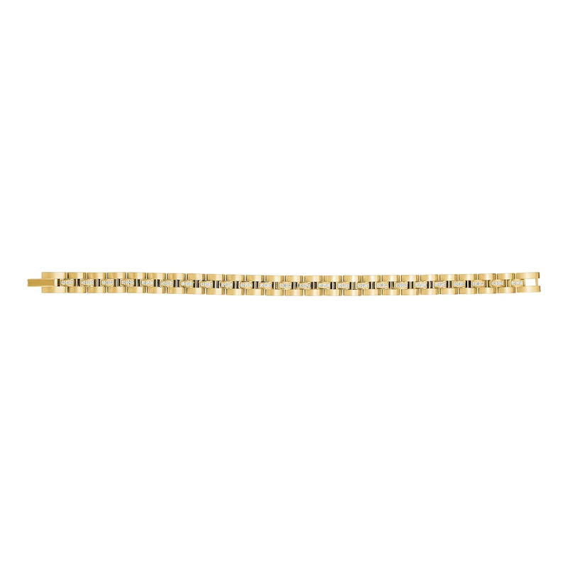 Bracelet de montre à maillons sertis de pierres | 8MM
