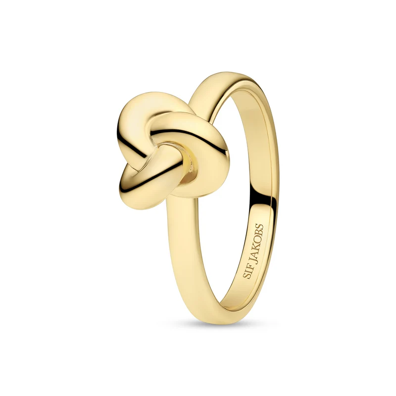 Sif Jakobs Imperia Pianura Piccolo Bague Plaquée Or SJ-R10751-YG-52