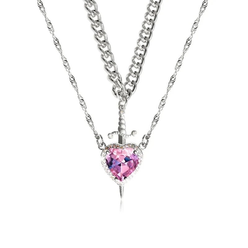 Collier Cœur Poignard