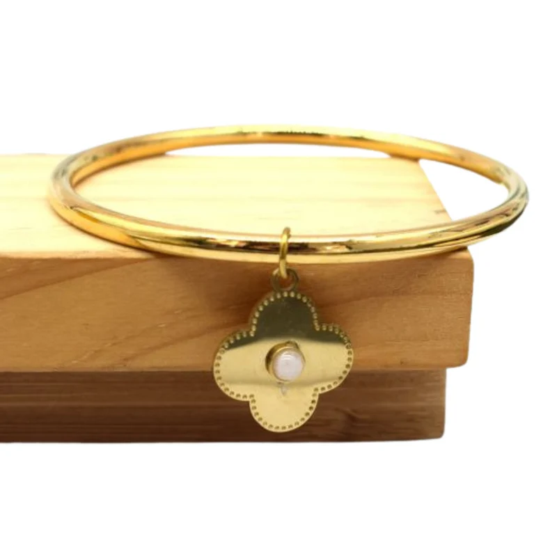 Bracelet Jonc Trèfle