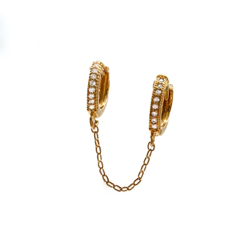 BOUCLE "MENOTTES" ZIRCON