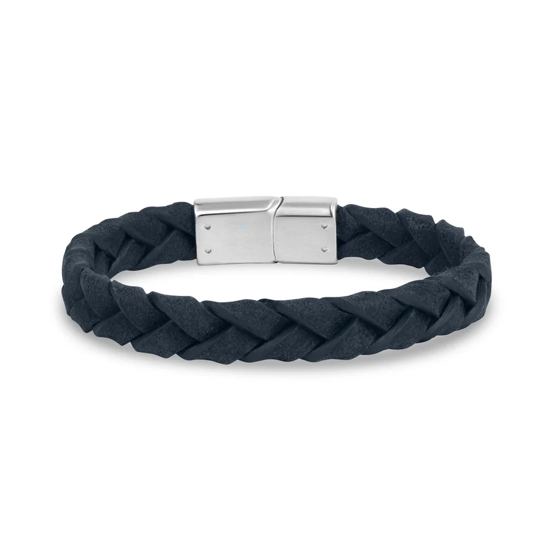 Ship Bracelet en cuir gris | 10MM