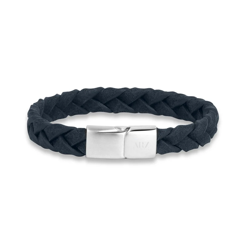 Ship Bracelet en cuir gris | 10MM