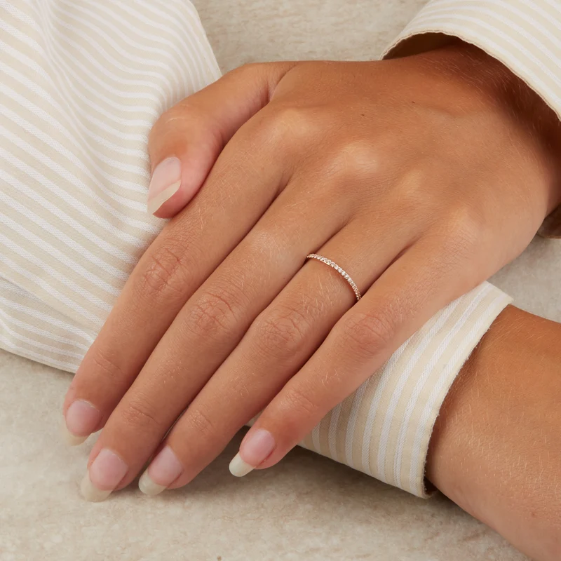 Blush Bague Or rose 1201RZI/46