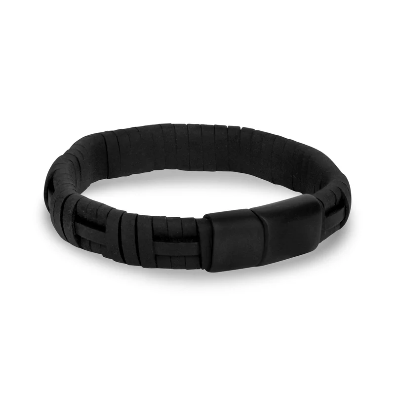 Bracelet en cuir tressé