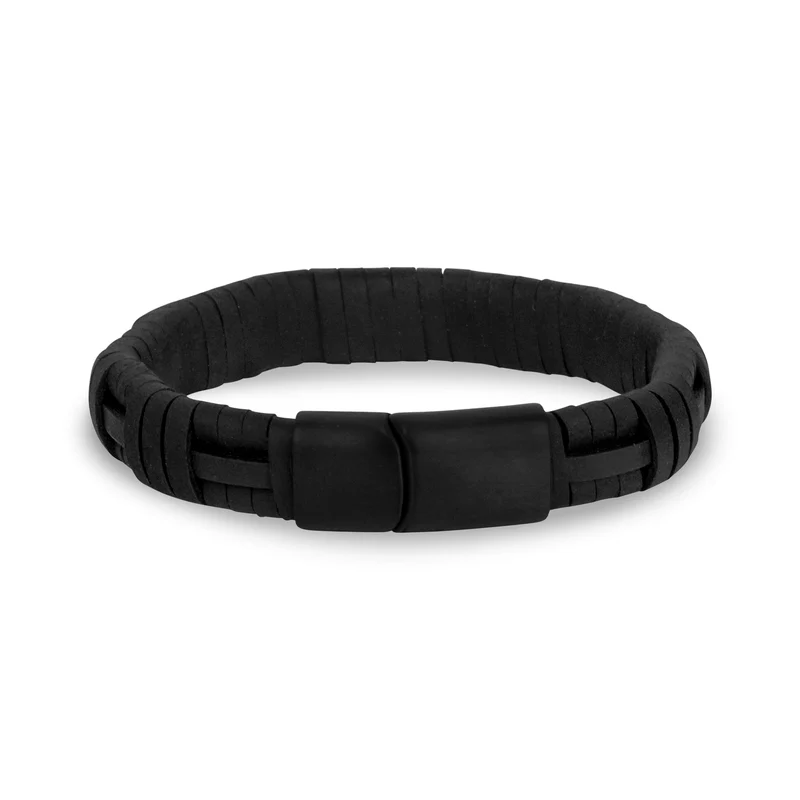 Bracelet en cuir tressé