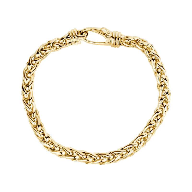 Bracelet de chaîne de blé de créateur | 6MM