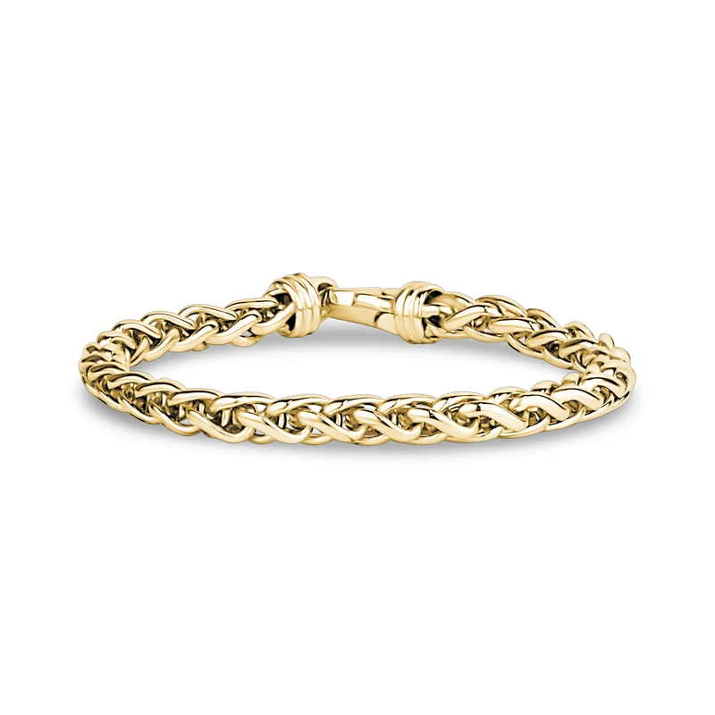 Bracelet de chaîne de blé de créateur | 6MM