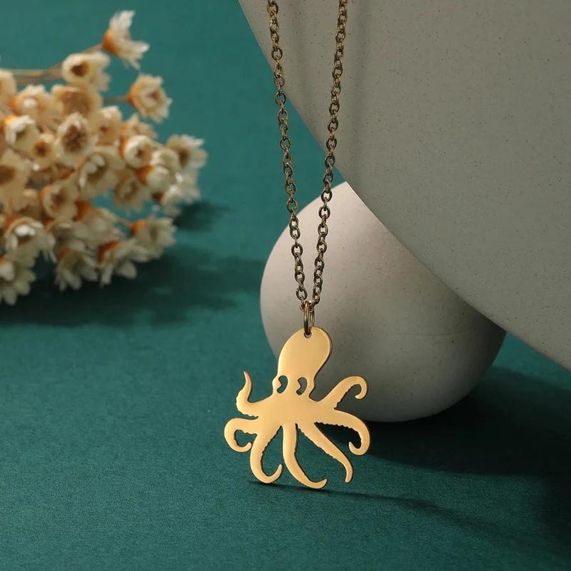 Collier Pieuvre Femme