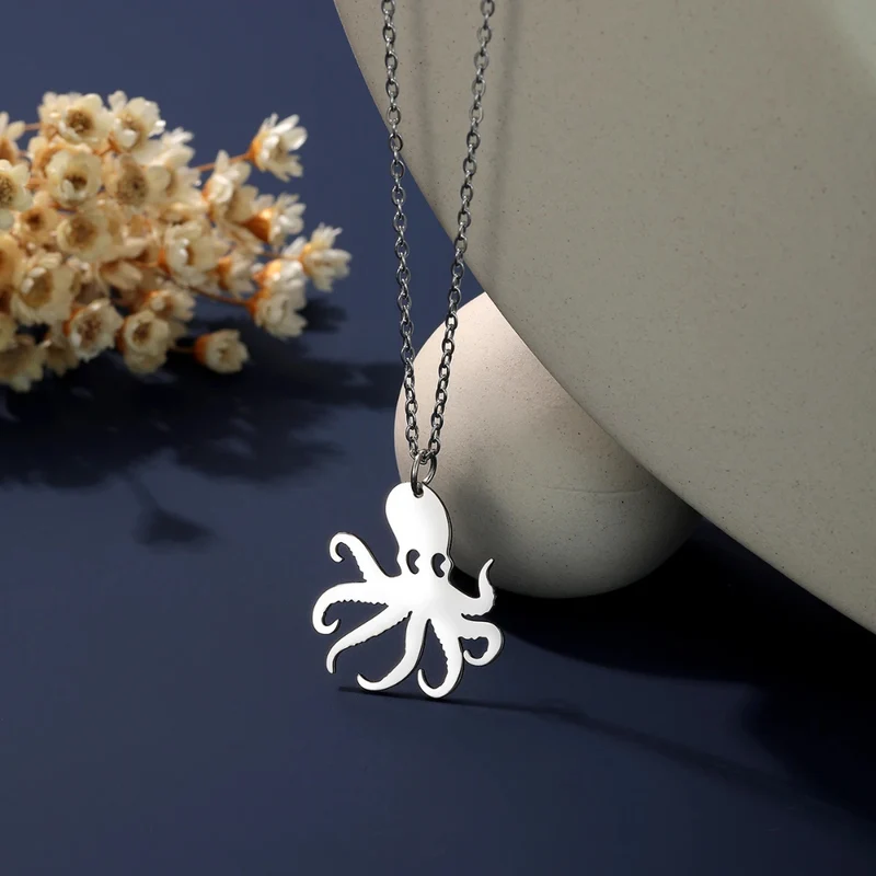 Collier Pieuvre Femme