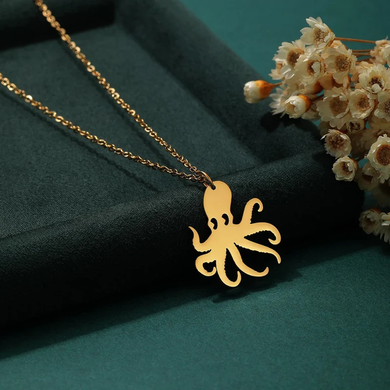 Collier Pieuvre Femme