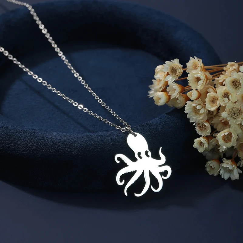 Collier Pieuvre Femme