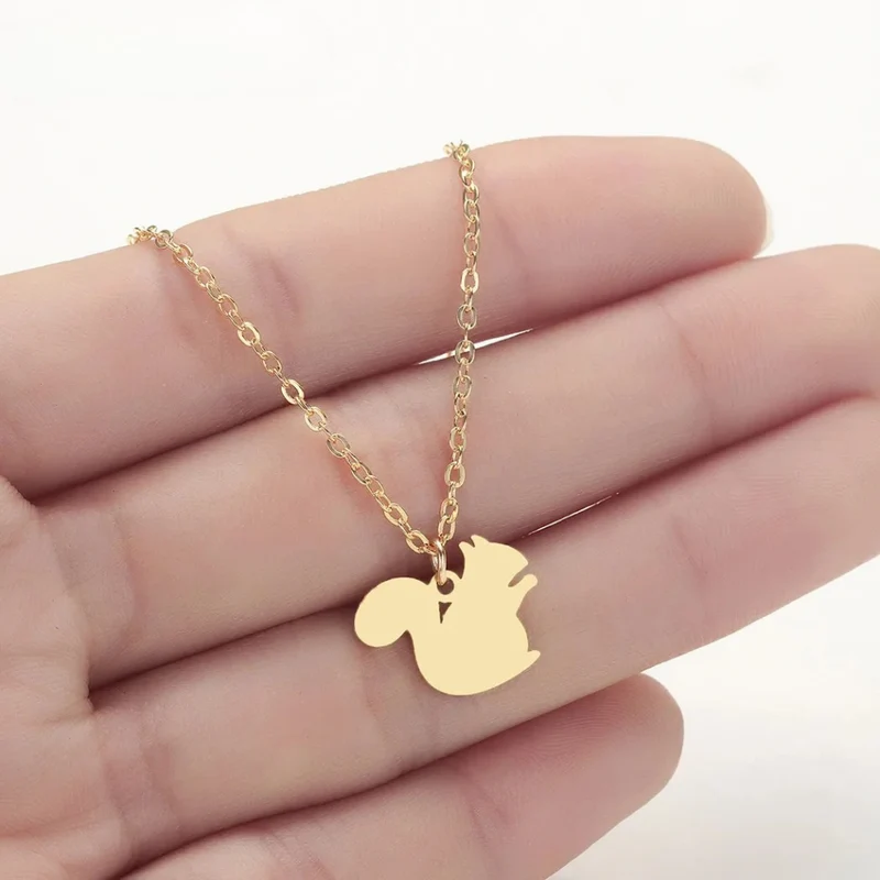 Collier Écureuil Femme