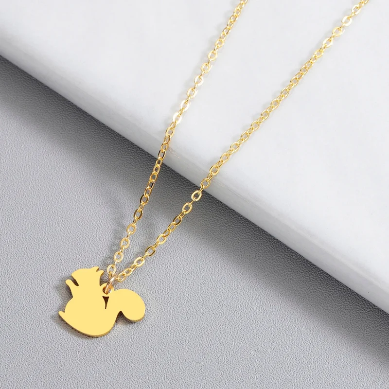 Collier Écureuil Femme