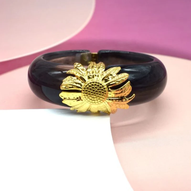 Jonc Fleur Pâquerette Résine