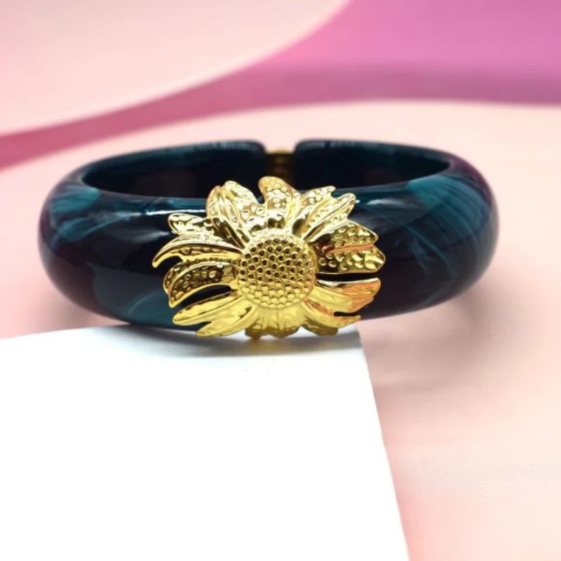 Jonc Fleur Pâquerette Résine