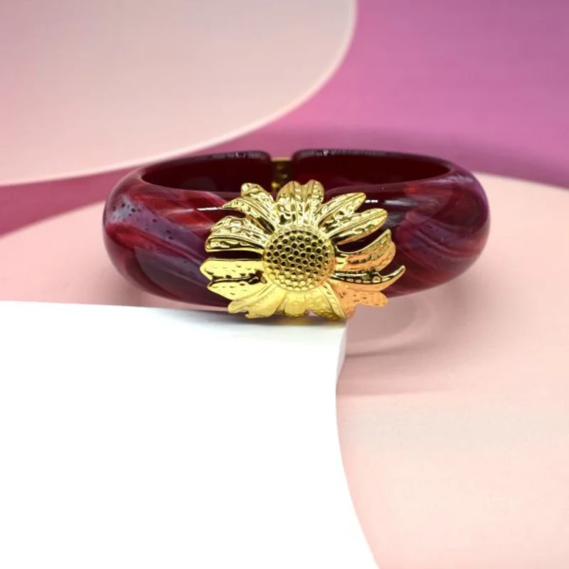 Jonc Fleur Pâquerette Résine