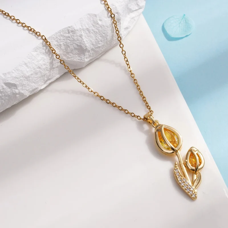 Collier Tulipe Couleur