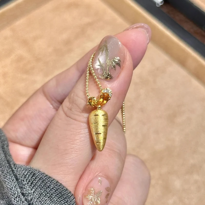 Collier Carotte Dorée