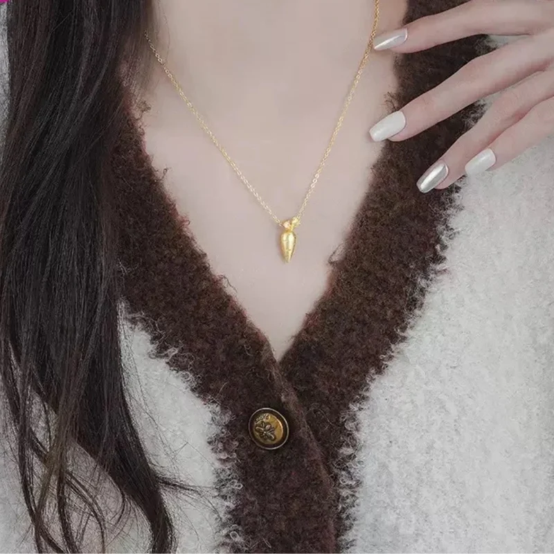 Collier Carotte Dorée