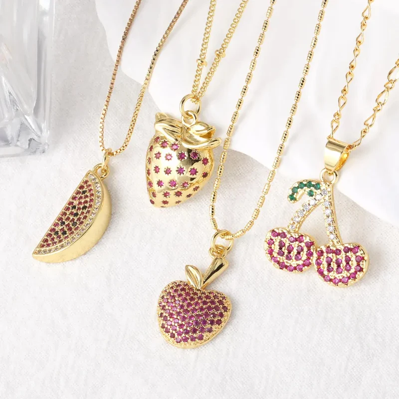 Collier Cerise Brillant