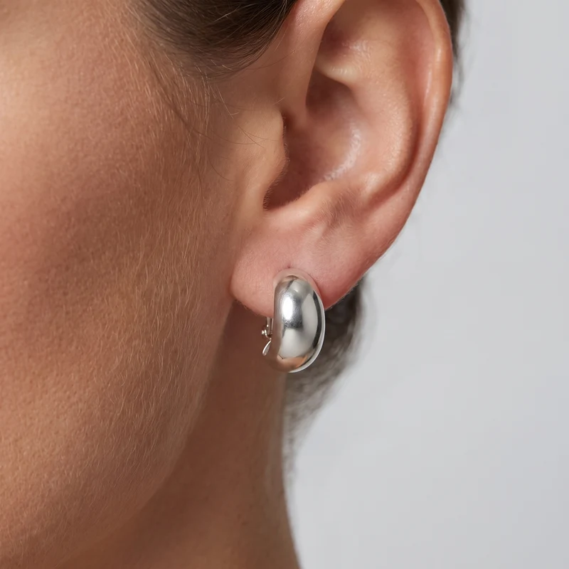 Boucles d'oreilles Clip Créoles