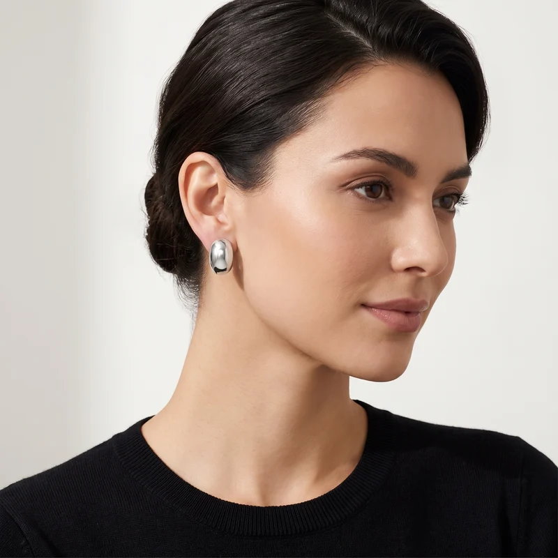 Boucles d'oreilles Clip Créoles