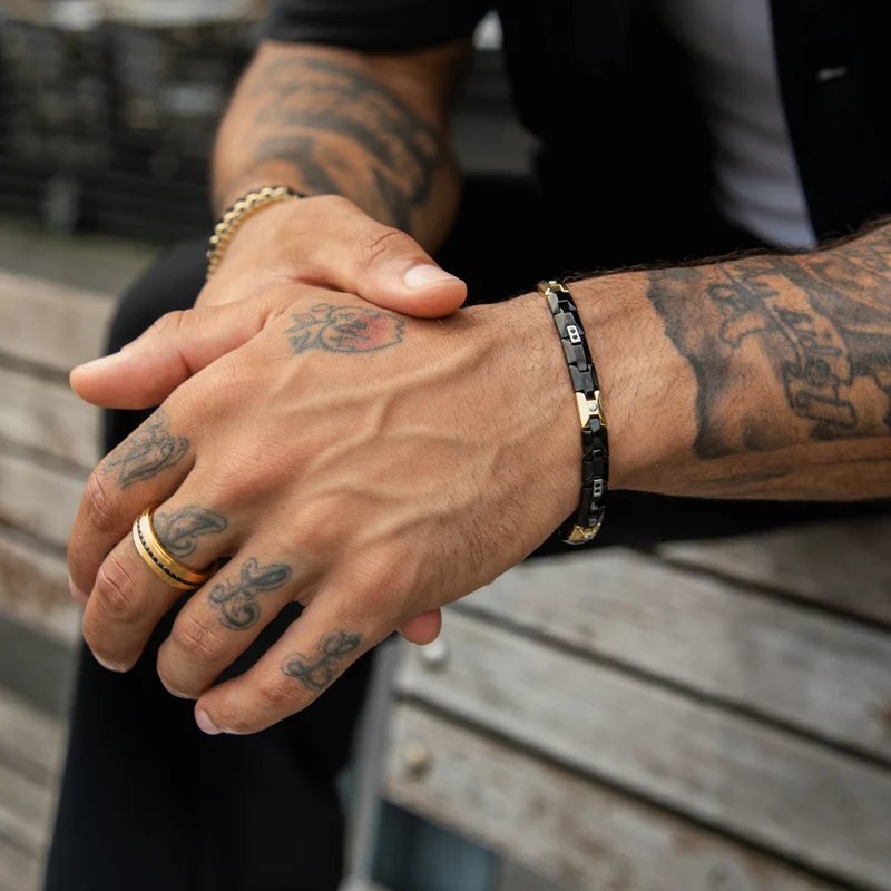 Bracelet à trois maillons