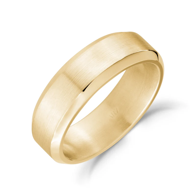Jonc à bord biseauté | 6.5MM