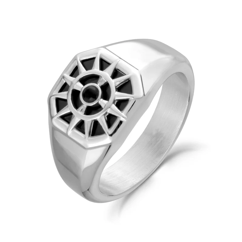 Bague moderne étoile du Nord
