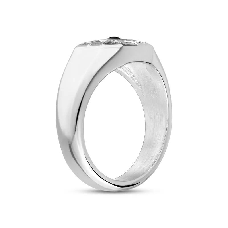 Bague moderne étoile du Nord