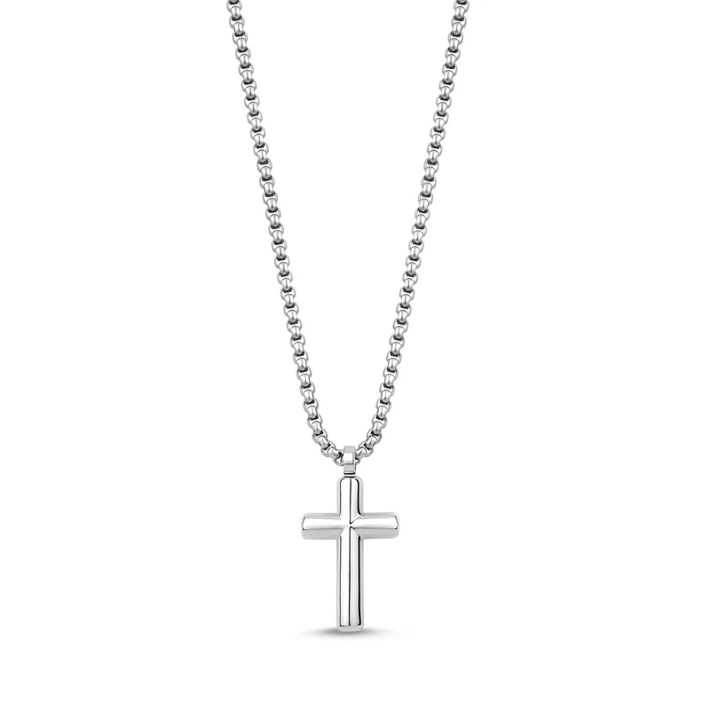 Croix réversible en pierre noire
