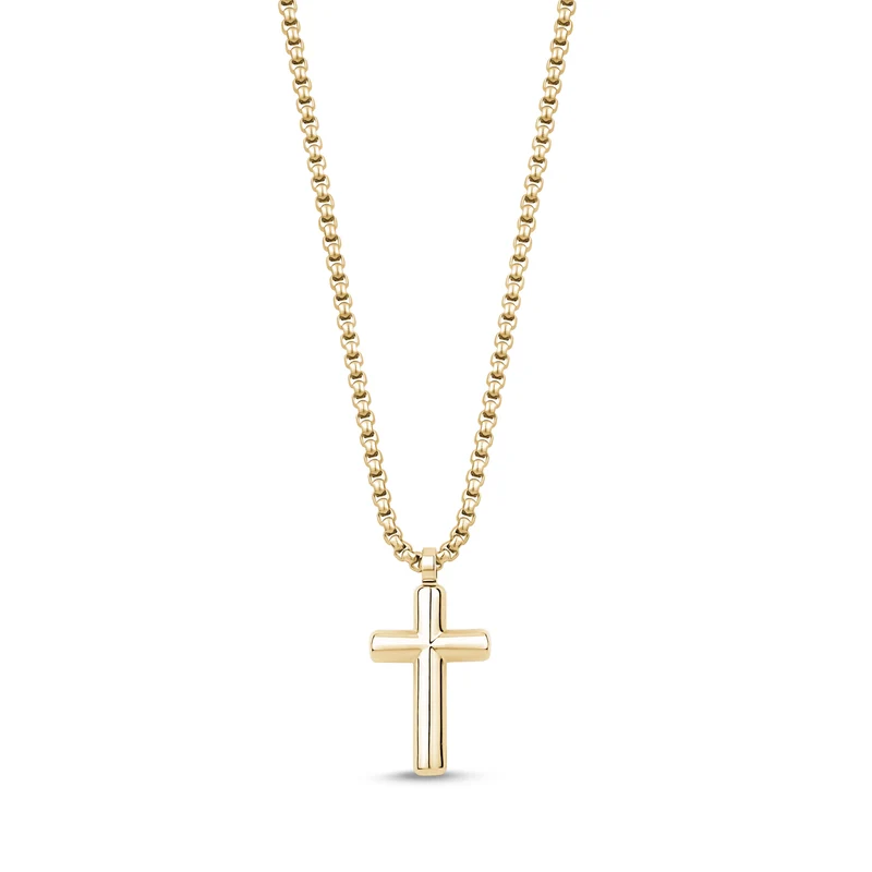 Croix réversible en pierre noire