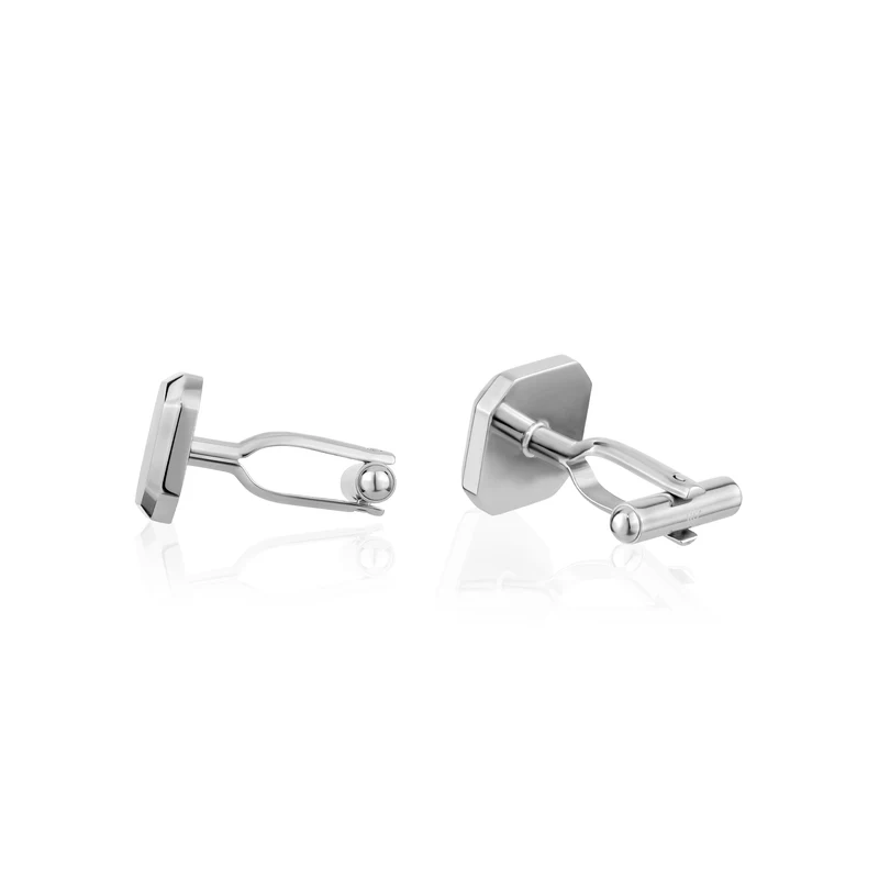 Boutons de manchette à bord biseauté