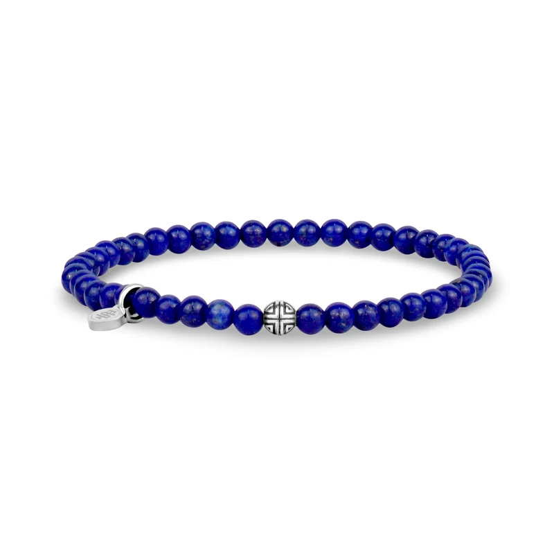 Bracelet de perles de Lapis Lazuli - 4MM