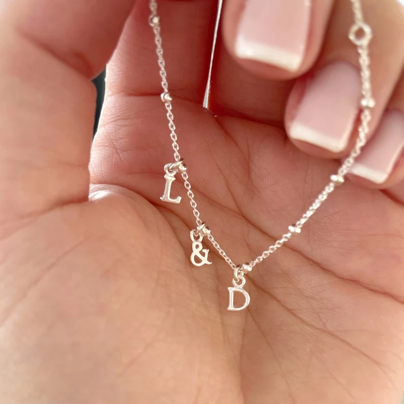 Bracelet "Initial" argent