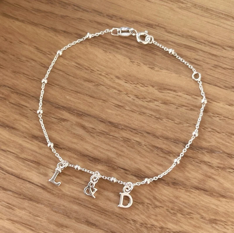 Bracelet "Initial" argent