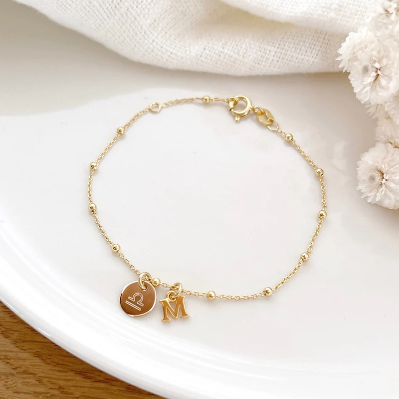 Bracelet "Mia" plaqué or