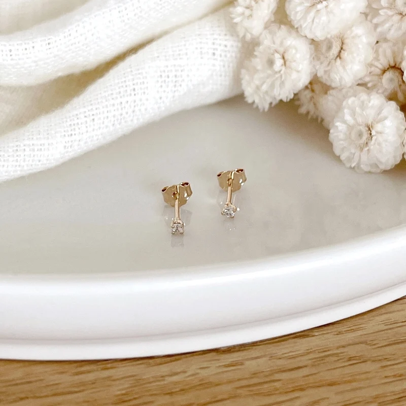 Boucles d'oreilles "Dani" plaqué or