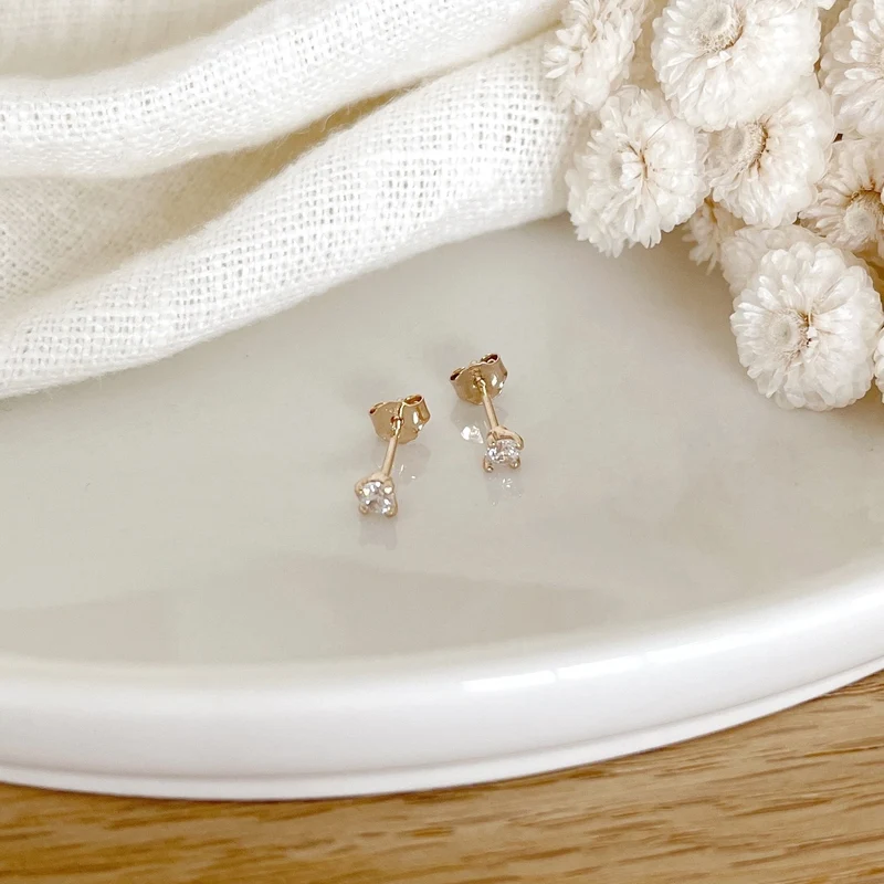 Boucles d'oreilles "Dani" plaqué or