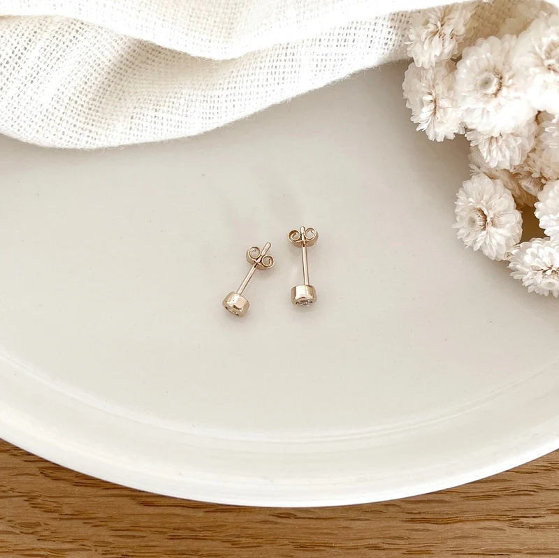 Boucles d'oreilles "Bree" plaqué or